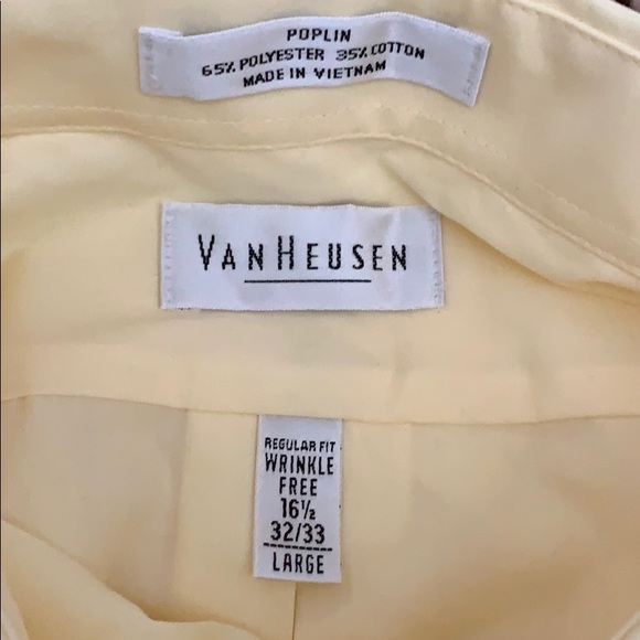 NWOT Dress shirt Men’s 16 1/2 wrinkle free Large - Picture 3 of 3